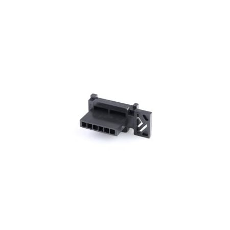 Molex Pin & Sleeve Plug, 6 Pole, Black, Spring Clamp Terminals Wire Connection Type 46625-0600